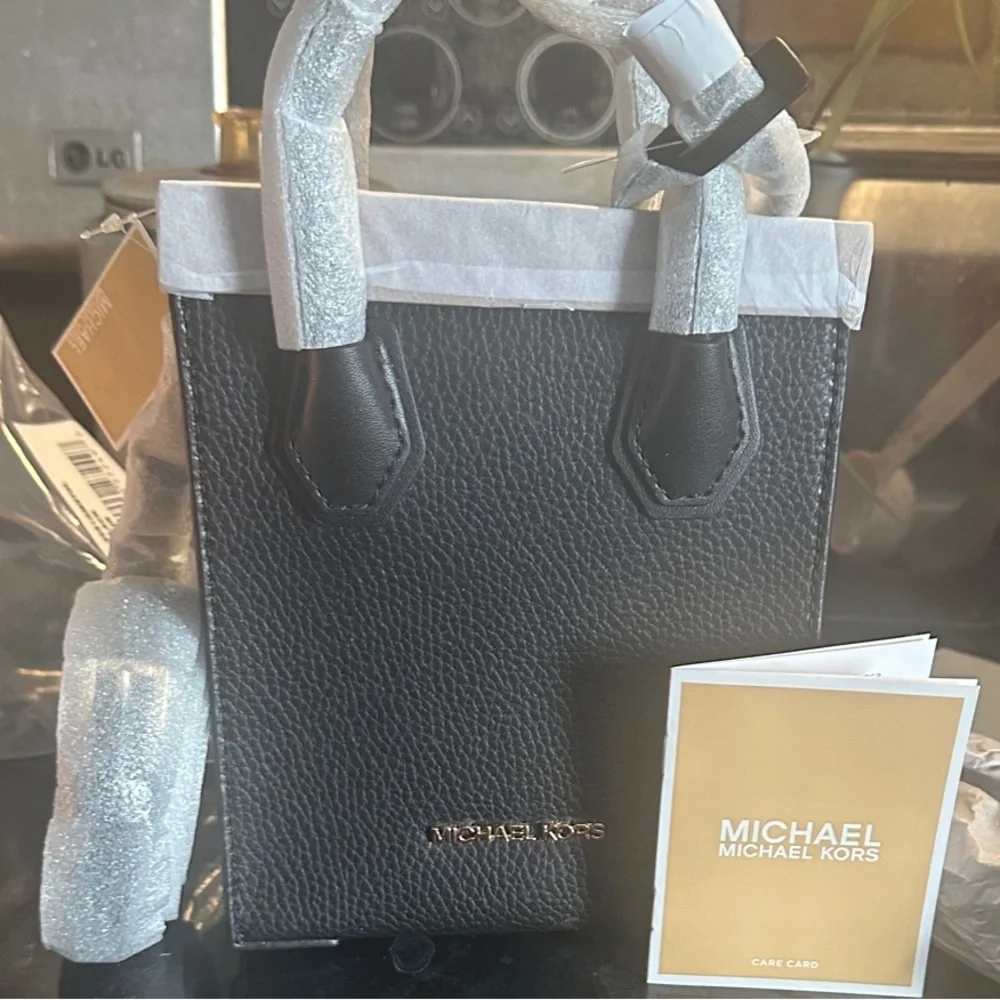 Mini Michael Kors Bag with Gold Tone Hardware